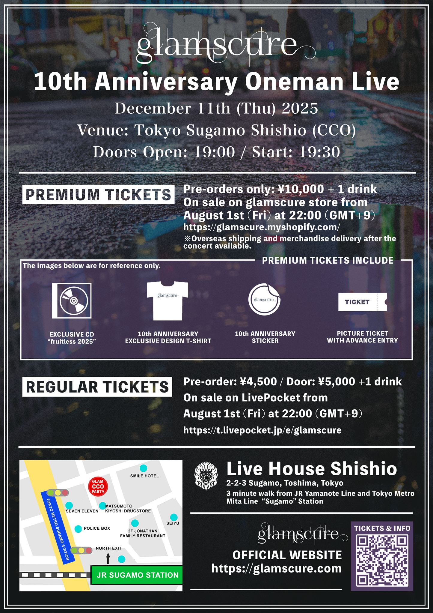 10th Anniversary Oneman Tickets